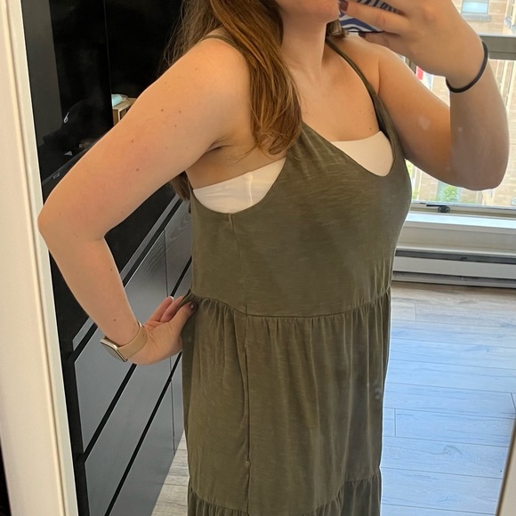 Old Navy Tiered Midi Cami Swing Dress - Picture 7 of 15
